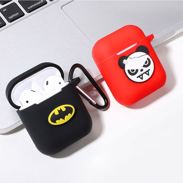 

Cartoon avenger wirele bluetooth earphone ca e for airpod hockproof protective cover for apple air pod ilicon ca e
