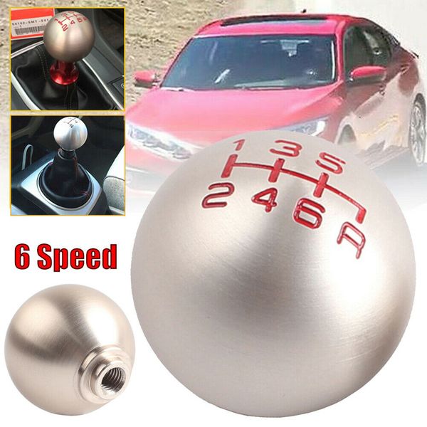 

1pc aluminum alloy silver shift knob gearshift car shifter for jdm civic fd2 type-r 5 speed 6 speed gear shift knob