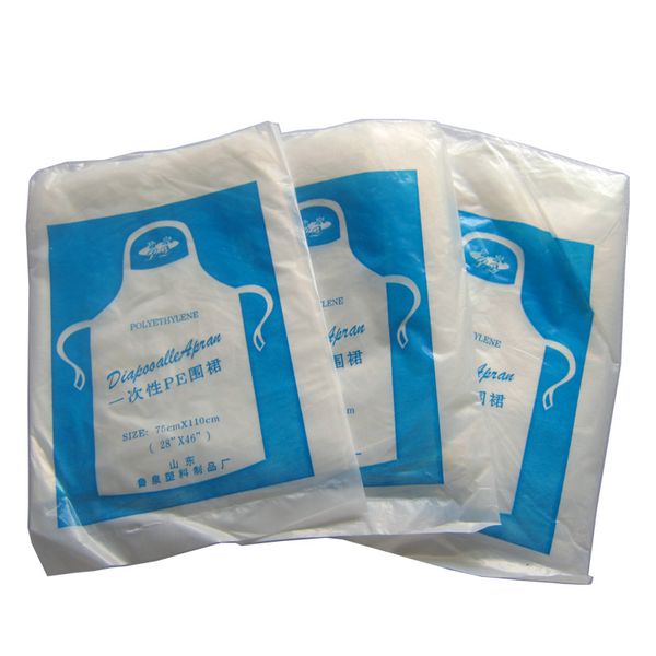 

aprons 100pcs disposable waterproof oil proof antifouling plastic anti-splash kitchen supplies smr88