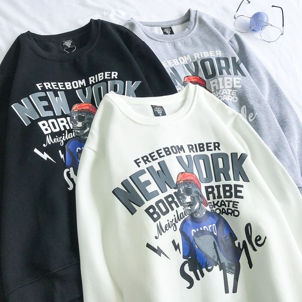 

new brand designer hoodie fashion trend letter printing comfortable hooded sweater luxury hip hop cotton hooded shirt casual mens front pri, Black