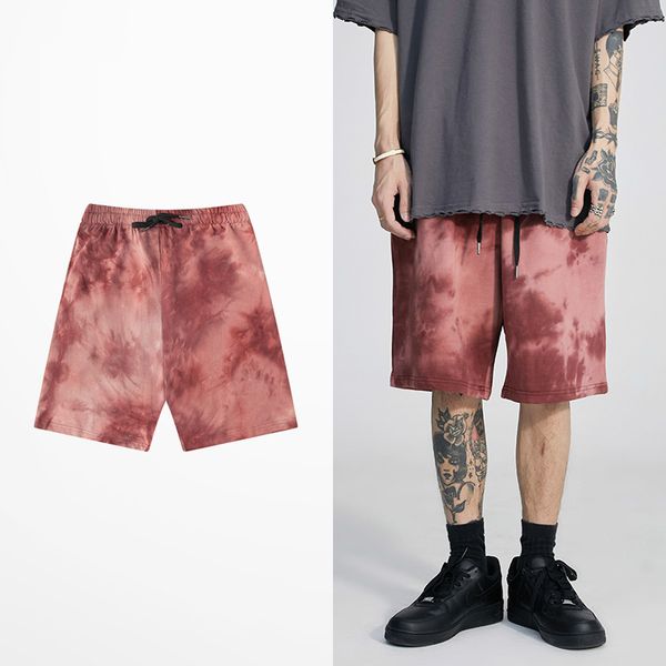 

new streetwear hip hop shorts men high street tide brand funny half pants men rock dance retro joggers skateboard men's shorts, White;black