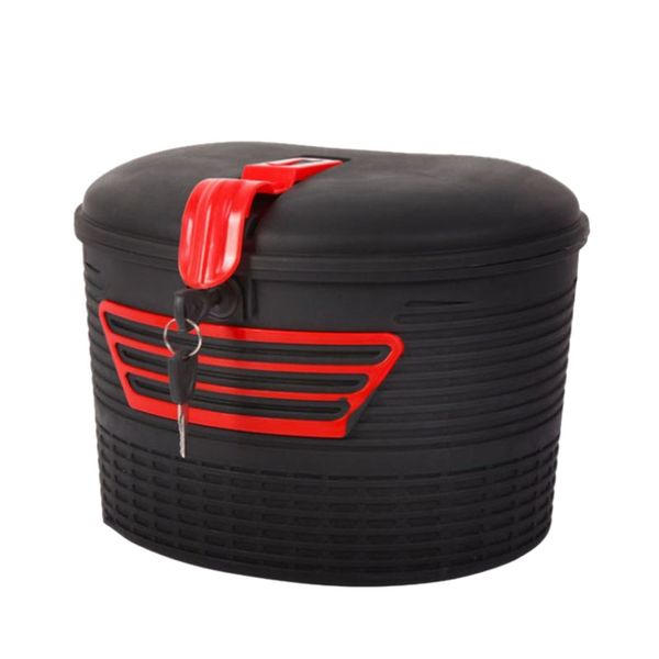 

quality electric scooter storage front rear carrying basket with lock for foldable electric e-bike scooter xiaomi m365