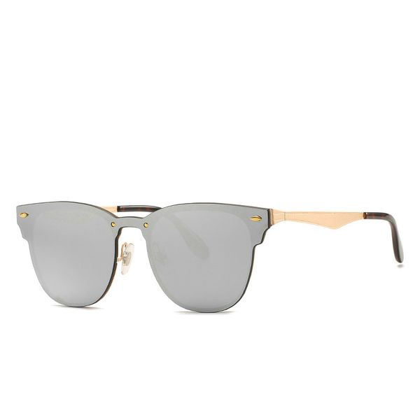 

mens designer sunglasses fashion rimless sunglasses model 3576 uv400 lens metal hinge women luxury designer sunglasses, White;black