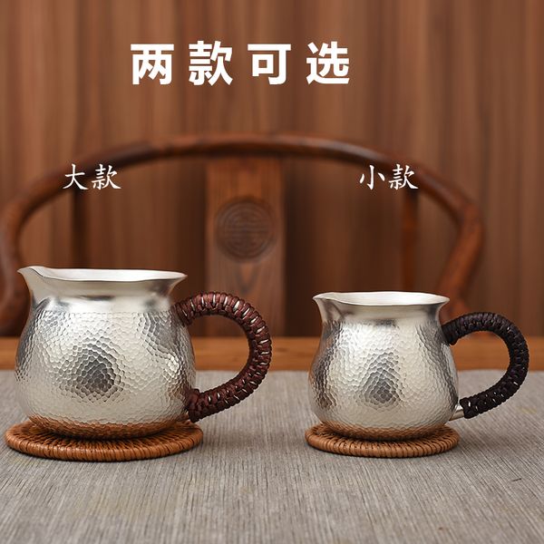 

серебро ручной работы кунг-фу teaware ярмарка кубок s999 silver tea ceremony чайное сепаратор silver tea море