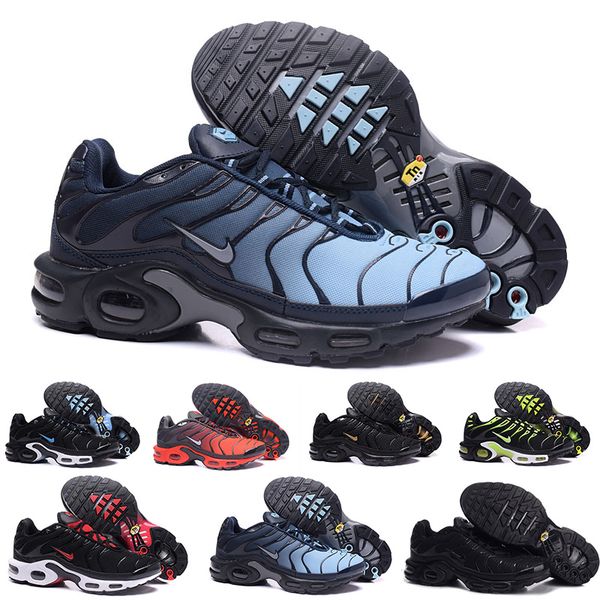 

2018 classic air tn shoes new design men tn casual running shoes for tn requin breathable mesh black white red trainer sports shoes 8k