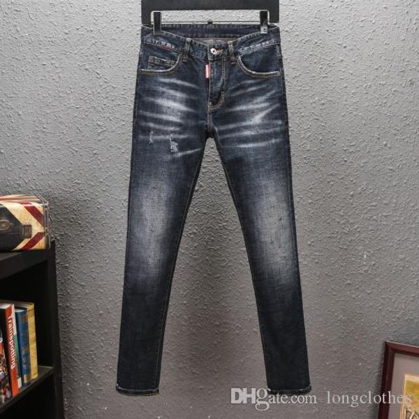 

2020 мода мђжкие джин мђжкие онкие поведневне бѬки лаине бѬки lightloose, Blue