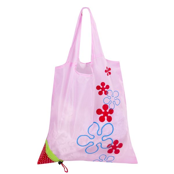 

newly style portable eco recycle reusable supermarket shopping bags polyester material handbag tote pouch bag