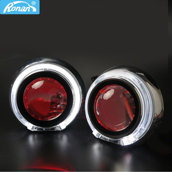 

ronan 3.0'' h1 full metal bi xenon projector lens lhd rhd suit h4 h7 headlight 95mm led optic angel eyes car styling upgrade