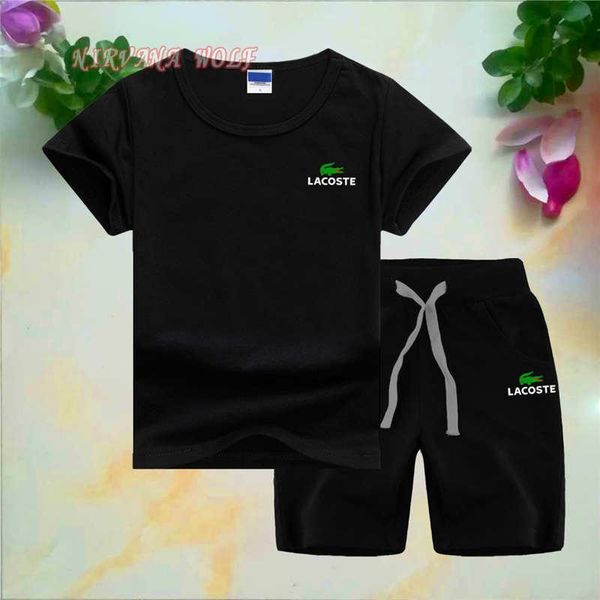 

Крокодил Маленькие Дети Устанавливает 1-7 Т Детская футболка с короткими штанами 2