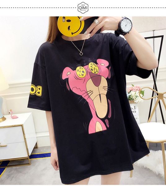 

2020 summer womens tee shirt designer casual summer long sleeve animal print t-shirt fashion luxury womens splice t shirt cloth, White