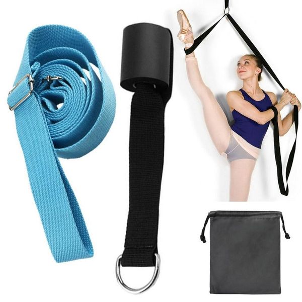 

resistance bands adjustable ballet stretch band leg stretcher with door achor gymnastics exercise dance training foot stretching strap