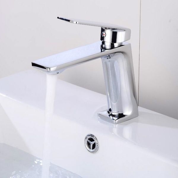 

Basin Faucet Bathroom Sink Faucet Single Handle Hole Chrome Faucet Basin Taps Deck Vintage Wash Hot Cold Mixer Tap Crane