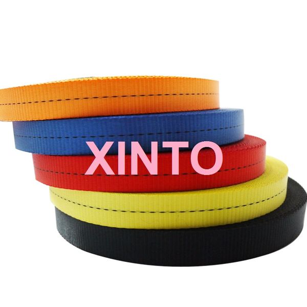 

800kg,25mm,10m, red,yellow,blue,black,red orange shipping cargo lashing strap sling package ratchet tie down belt binder webbing