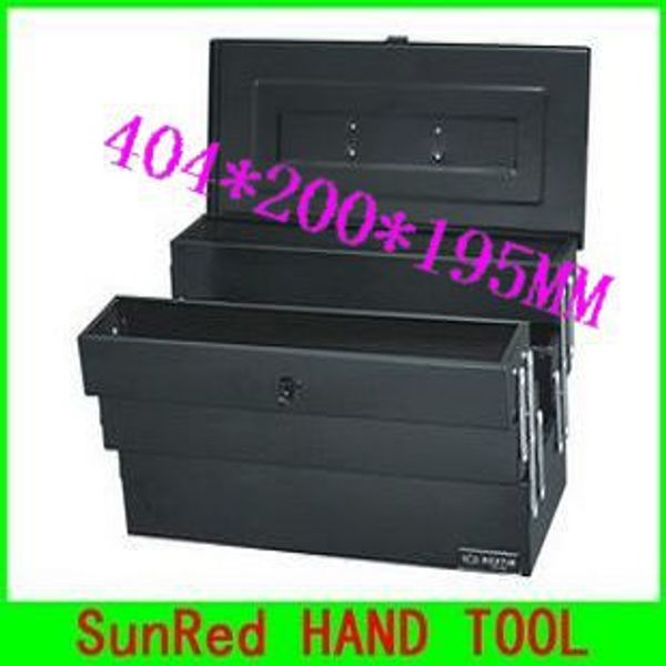 

r taiwan black cantilever tool box,size: 40.4*20*19.5cm,hardware case,workbox,tool chest,no.05106,low shipping