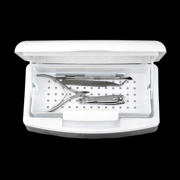 

dropshipping sterilizing clean sterilizer tray box nail art salon tool manicure box nails art boxes smj