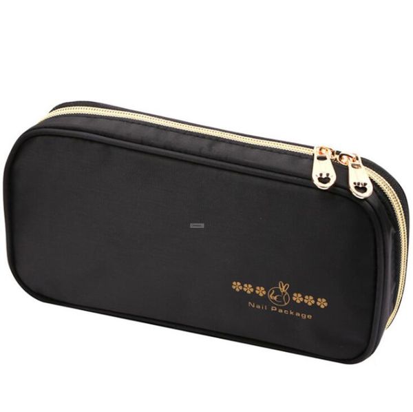 

1pc nail art tools bag nail brushes pen storage case multi-function waterproof manicurist portable bag manicure accessories