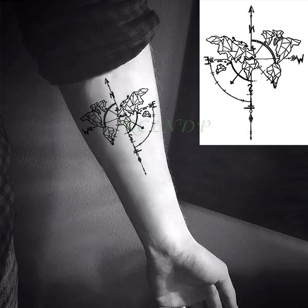 Tatuagem Temporária impermeável lobo lobos baleia geométrica animal tatuagem flash tatuagem tatuagens falsas para menina mulheres homem garoto 7