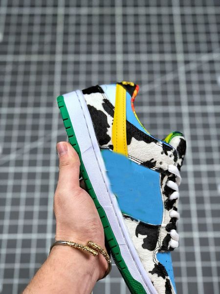 

2020 new ben & jerr's x travis scotts sb dunk low chunky dunky white lagoon pulse-black mens running shoes sports sneakers with box