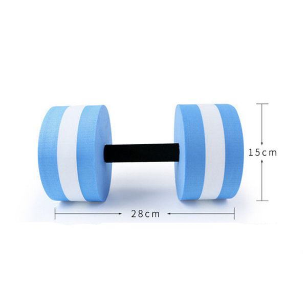 

2pcs yoga fitness pool exercise eva water aquatics dumbbell women dumbbells set for fitness training