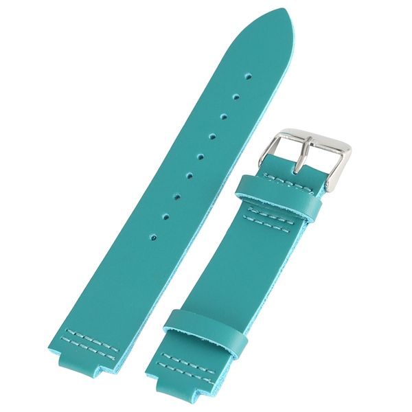 

22mm fashion leather watches band for wooden watch blue smooth stitch wristband replacement wristwatch band connection lug 12mm, Black;brown