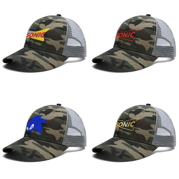 

mens женщин соник drive in логотип регулируемый trucker cap пап прохладный оценка популярные моды бейсбол hat sonic учитель месяц unique gol, Blue;gray