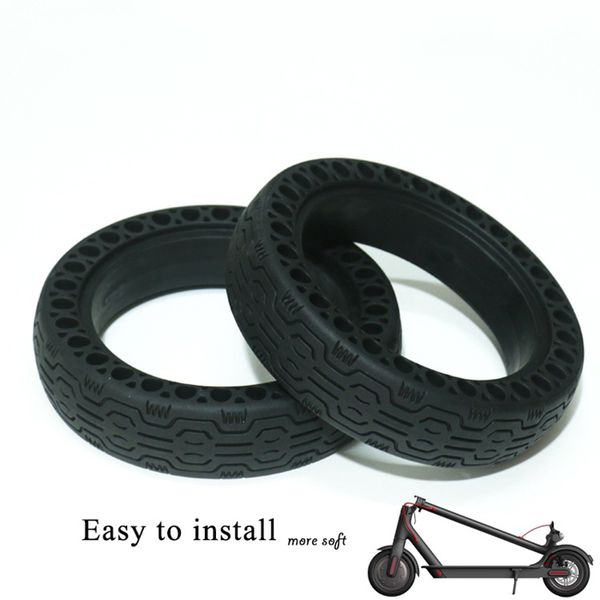 

for electric scooter tires anti puncture honeycomb hollow tire antiskid shockabsorber wheel tyre wholesale drop ship