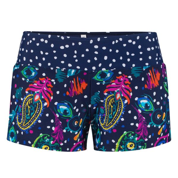 

women with pants swimsuit print strappy high elastic vintage bathing suit mc889