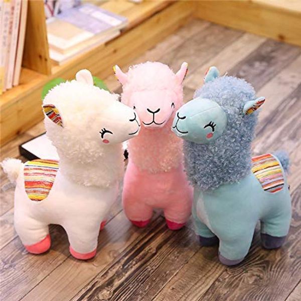 

25cm alpaca llama plush toy doll animal stuffed animal dolls soft plush alpaca for kids birthday gifts 4 colors