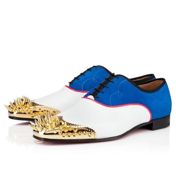 

мода элегантный красный нижний оксфорд обувь мужчины, женщины шипы платье свадебные туфли скольжения на мокасины обувь, открытый партия повс, Black