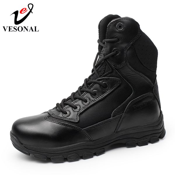 

vesonal brand fashion walking sneakers male for men shoes 2018 winter warm fur comfort short plush lace up footwear 1012, Black