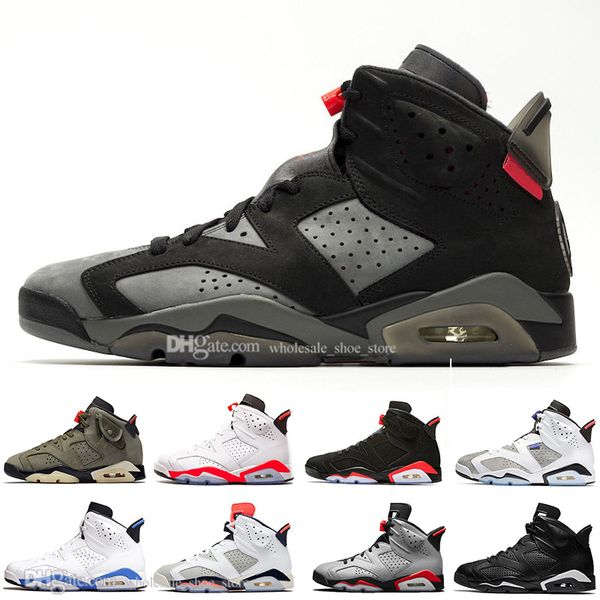 

travis scotts alternate hare 6 6s mens basketball shoes cactus jack black infrared bred 2019 slam dunk men sports designer sneakers