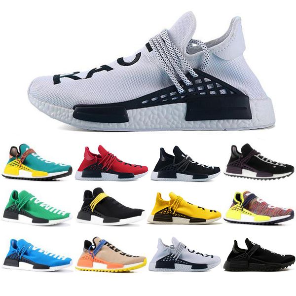 

new classic human race hu след pharrell williams кроссовки nerd черных кремовые мужские дрессировщики женщины открытого дизайнер кроссовки о