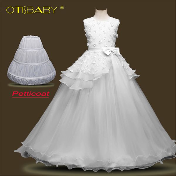 

summer flower girls tulle appliques dresses for wedding kids pageant evening dress first holy communion dresses for teens, Red;yellow