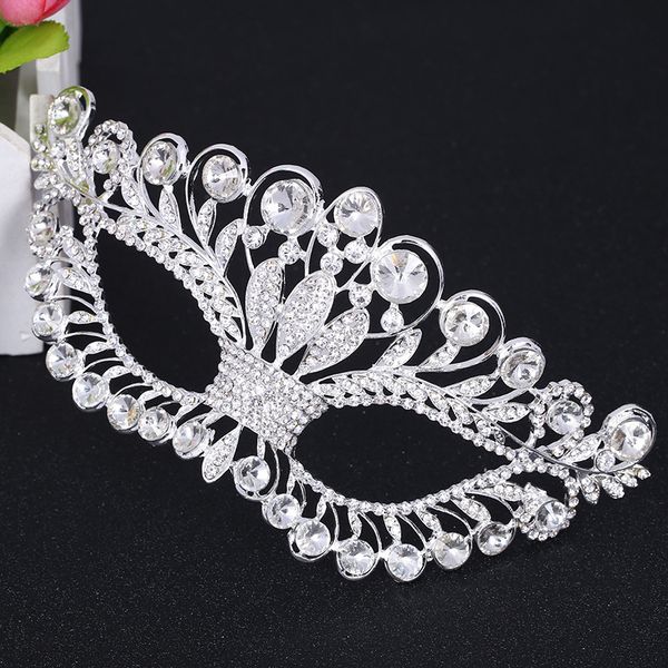 

luxury elegant diamond rhinestone mask costume masquerade mask for women lady girls wedding party mask