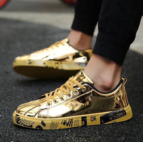 

big size men shoes brand summer flats men casual shoes lace up mens trainers golden fashion lovers zapatillas deportivas hombre, Black