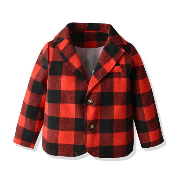 

new boy jackets plaid suit kids coats children outerwear autumn spring 9bbt025, Blue;gray