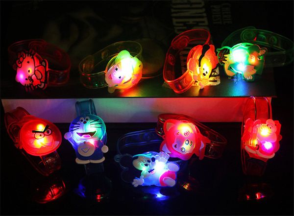 

dhl рождество светящийся браслет мультфильм креативные часы флэш запястье свет браслет детский подарок маленькие игрушки лучшие продажи опто