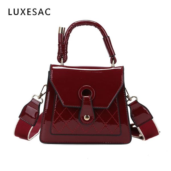 

small lacquer bag handbags women bags clutch bags bolsa feminina wide shoulder strap crossbody for women