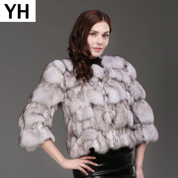 

2019 women genuine real fur coats winter slim short real natural fur jacket new style 100% natural overcoats, Black