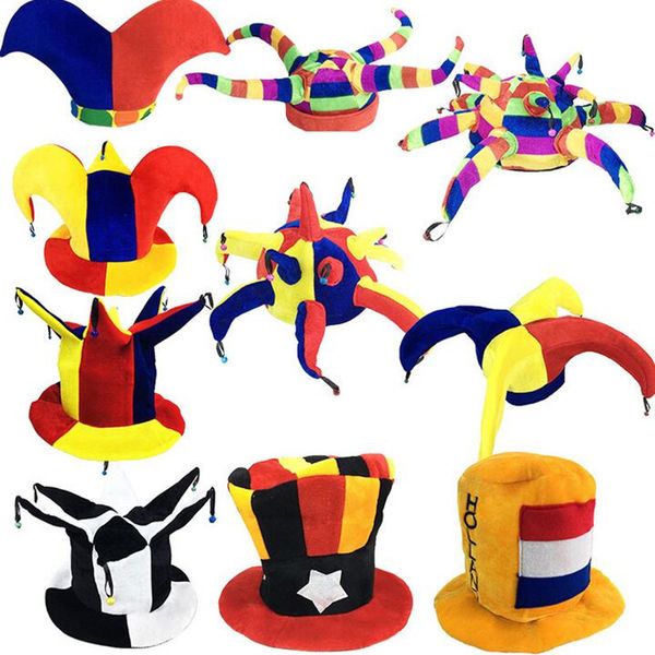 

circus clown hat kids adults football beer carnival hats fancy dress decoration party hats christmas halloween navidad