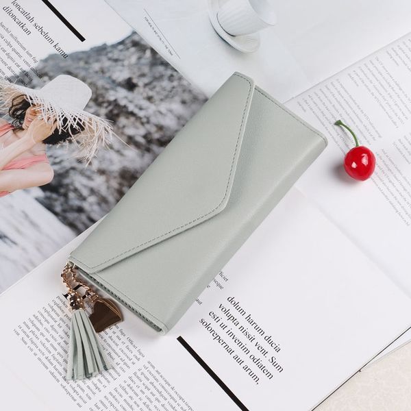 

women's wallet female long section large capacity female new thin section vertical section ladies long designer phone case bags, Red;black