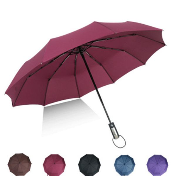 

ветрозащитный три складной автоматический зонт дождь женщины авто роскошные большие ветрозащитные зонты мужчины рамка ветрозащитные зонты