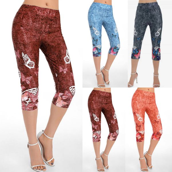 

push up printing fitness leggings women legging elastic workout legins pants printed push up slim female legging warm legs, Black
