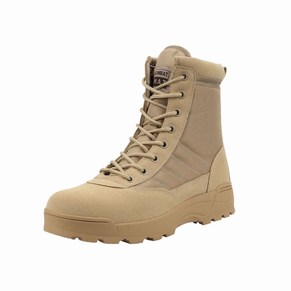 

tactical military boots mens working safety shoes army black combat boots men shoes desert female
