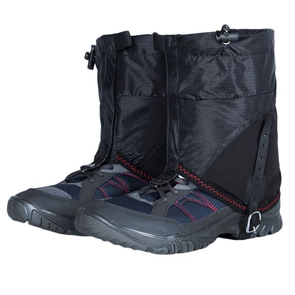 

adjustable outdoor waterproof walking ankle gaiters for hiking climbing hunting - 1 pair, Camo;black