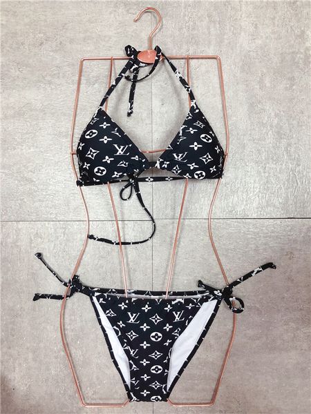 

new sexy solid бикини 6565new список италия дизайнер luxury brand letter бикини 3 шт женщина купальники для женщины купальника бича, White;black