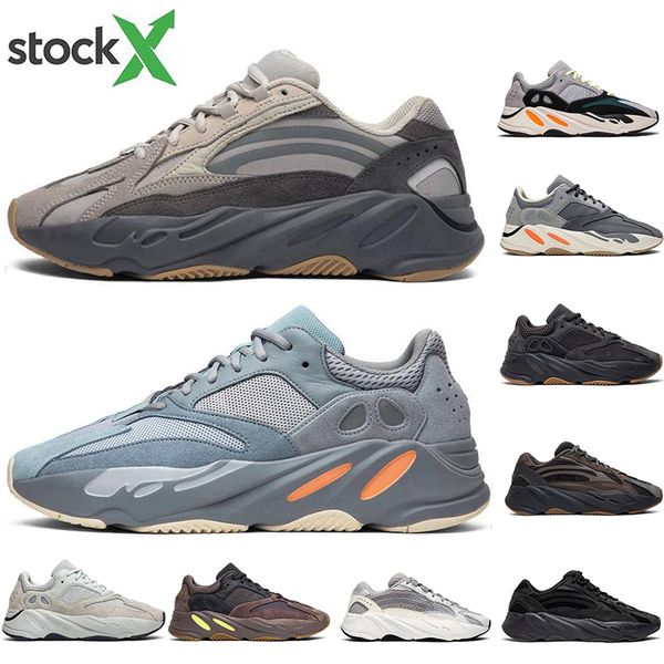 

with sock 2020 new 700 running shoes men women carbon teal blue reflective wave runner vanta static geode black sports sneakers