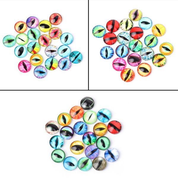 

20pcs glass doll eye making diy crafts for toy dinosaur animal eyes accessories w15
