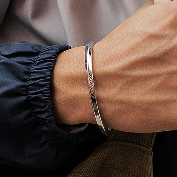 

mcllroy steel c shaped bangle bracelets fashion titanium steel cuff bangle for women type c twisted bangle bracelets mens, Golden;silver
