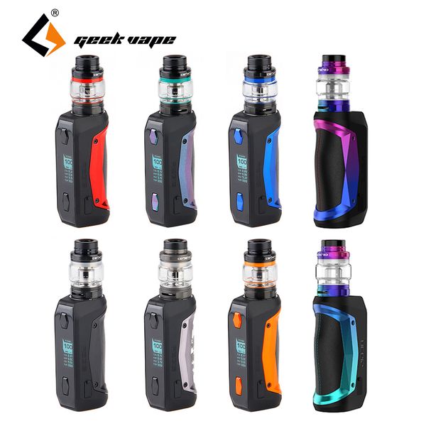 

Geekvape Aegis Solo 100W TC Kit Powerd By батарея 18650 новейший набор микросхем AS с резервуаром Cerberus емкостью 5,5 мл Электронные сигареты Vape Durable Kit